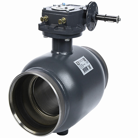 Кран стальной шаровой цельносварной DN 200-150 PN 25 стандартнопроходной приварной 390мм под электропривод RJIP-WW РИДАН 065N0157GR купить в Челябинске | "Проконсим"